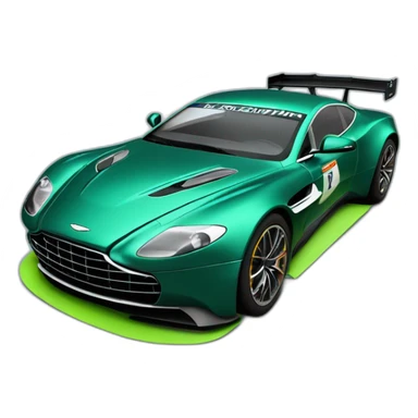 green fernando alonso f1 aston martin sticker