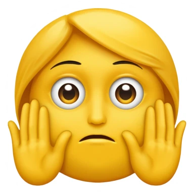 Visage jaune qui se frotte les mains avec un regard vicieux sticker