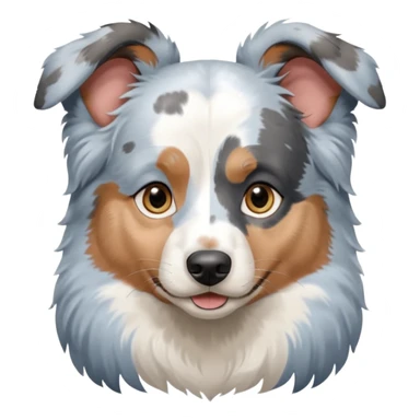Blue merle Australian Shepherd ￼ sticker