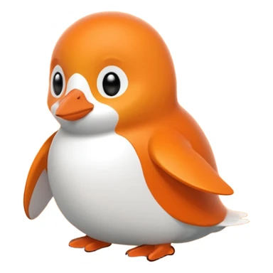 Words that spell 'Bind is Life!!!', in bright orange, and also include a little white happy penguin sticker