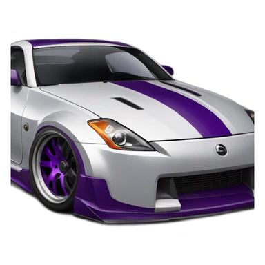 350z drift tuning purpel sticker