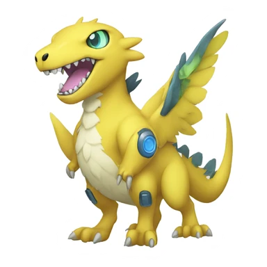Kawaii cool Digimon-Pokémon-animal full body sticker