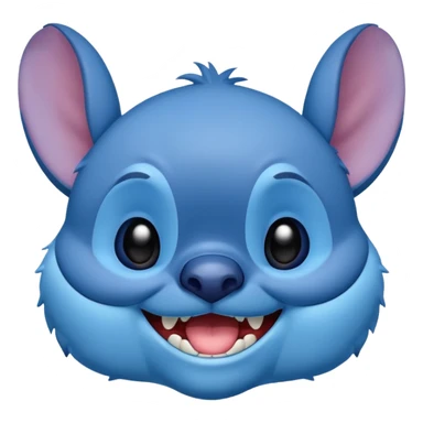 Stitch sentado sticker