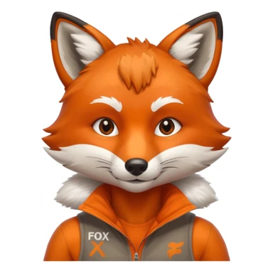 athlete fox sticker