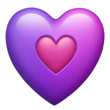 Pink and purple hearts sticker
