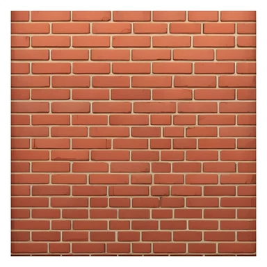 brick wall corner view, showing two sides meeting at a corner sticker