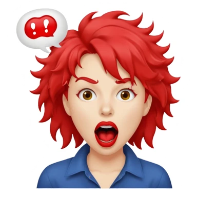 someone screaming charlie charlie kirky in a text bubble sticker