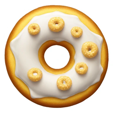 corncob doughnut sticker