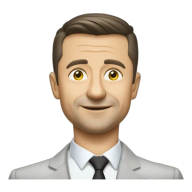 Volodymyr Zelenskyy president of Ukrain sticker