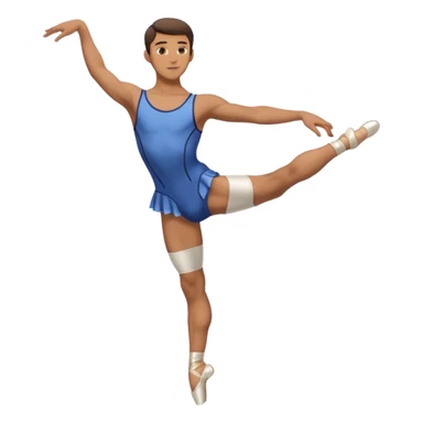 male.ballet dancer sticker