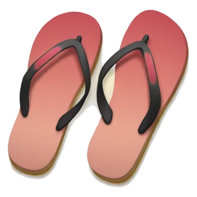 japan flip flop sticker
