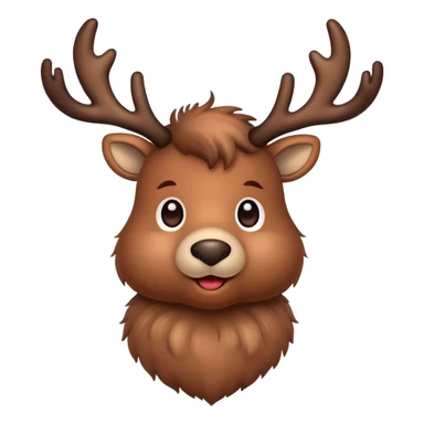 Cute rein shroud emoji  sticker