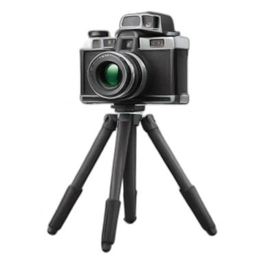 film camera with tripod sticker