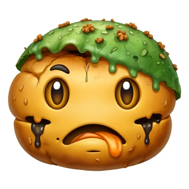 rotten food, no faces, no people sticker