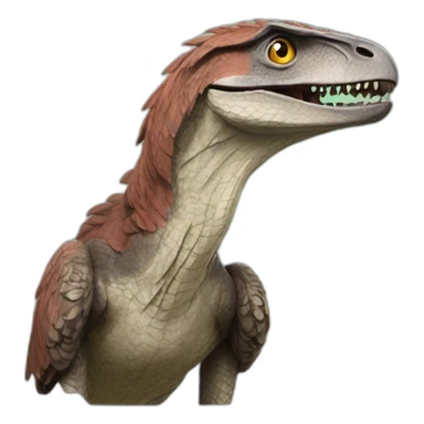raptor jurassik park sticker