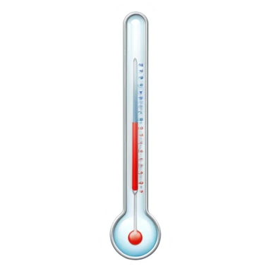 classic glass thermometer and clean surgical gauze together sticker