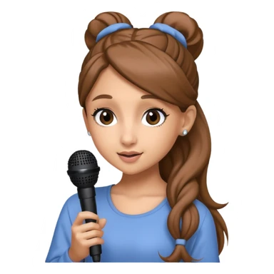 ariana grande with microphone sticker