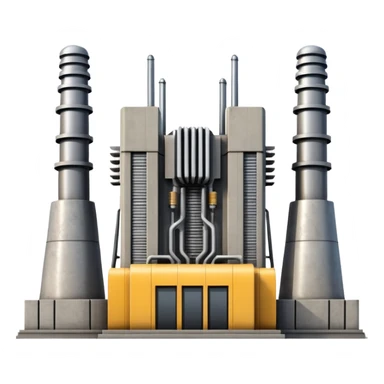 Transformer and power plant sticker