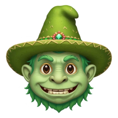 This old troll here 🧌 with a sombrero sticker