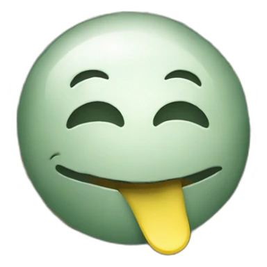 A smiley face emoji with dollar bills that the smiley face is eating sticking out of its mouth  sticker
