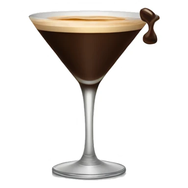simple espresso martini cocktail  sticker
