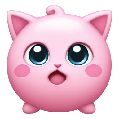 Jigglypuff pouting sticker