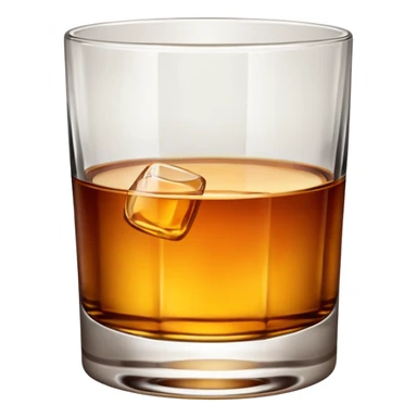 glass of whiskey, no splashes sticker
