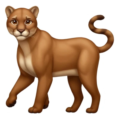 cougar walking sticker