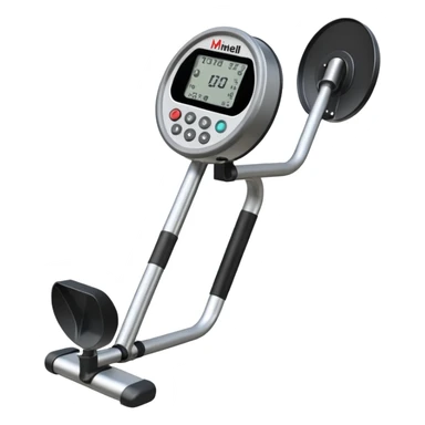 Realistic metal detector like a minelab sticker