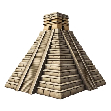 Guatemalan Mayan pyramid sticker