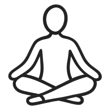 yoga pose sticker