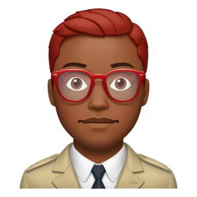 sam wilson, red glasses from  from civil war sticker