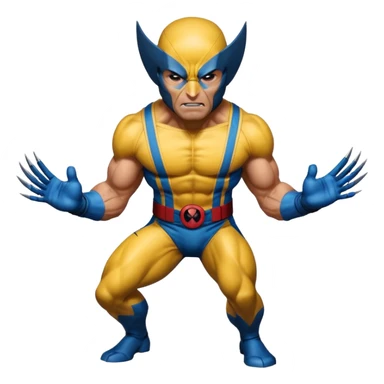 Wolverine from Deadpool & Wolverine movie sticker