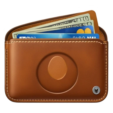 open empty wallet WITHOUT money at all, no money! sticker