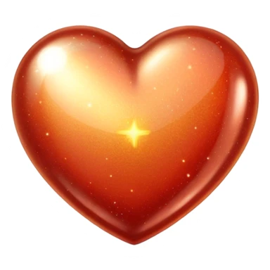 Romantic reddish-golden warm-colored sparkling Valentines vintage aesthetic object  sticker