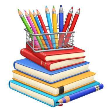 school supplies sticker