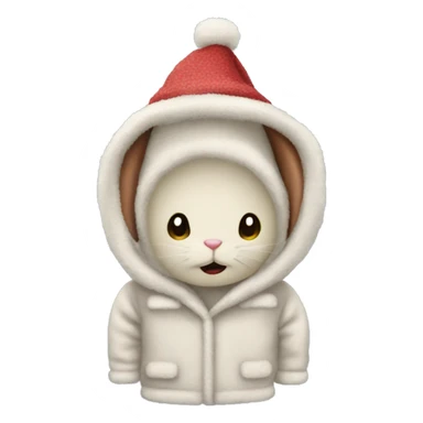 A Christmas Story bunny suit sticker