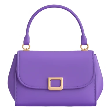 Purple goth purse sticker