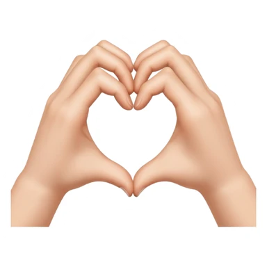 two hands forming a heart, symbolizing mutual understanding and preventing arguments sticker