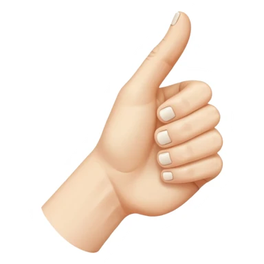 thumbs down hand gesture sticker