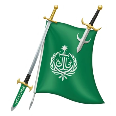 Saudi Arabia flag sticker