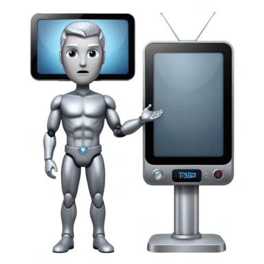 Dafu!?O Titan TV man  sticker