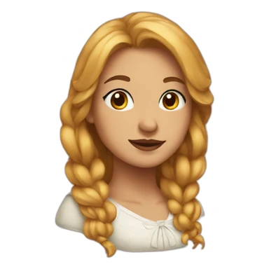 Lady kara bear sticker