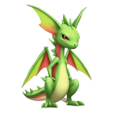 Full body sharp edgy shiny punk colorful Fairy-Flygon-Scyther-grovyle sticker
