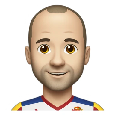 iniesta sticker