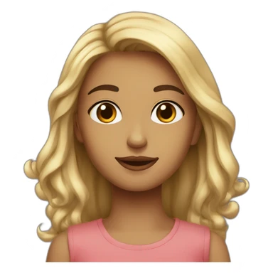 fille qui lève les yeux au ciel sticker