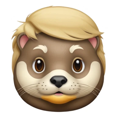Donald Trump otter sticker