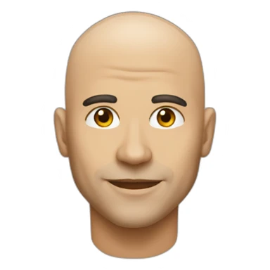 mr worldwide bald popstar sticker