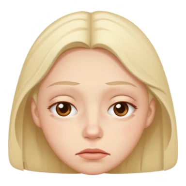 tired and exhausted with undereye bags sticker