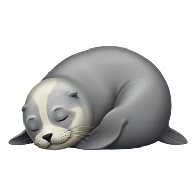 Seal sleep sticker